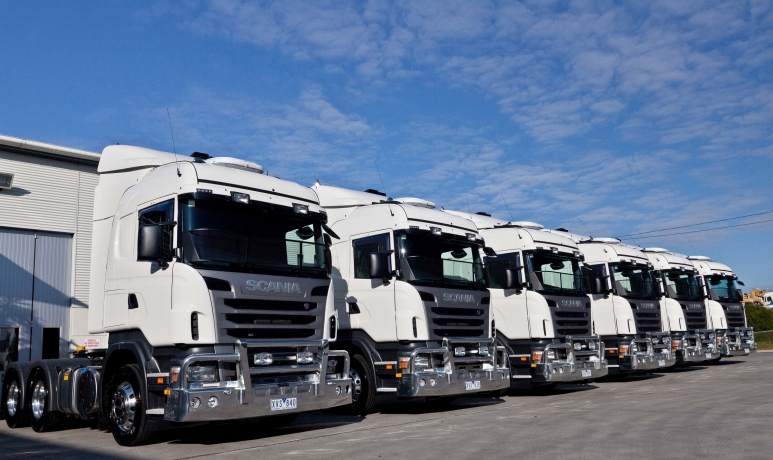 Scania diesel trucks