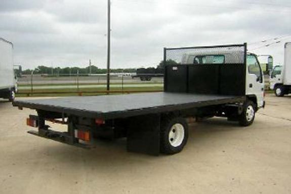 small flatbed truck